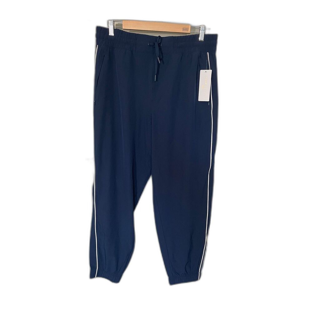 NWT Yogalicious navy blue joggers, size XL